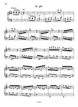 Scarlatti Sonata In C Major K461 L8 Original Version