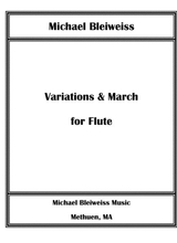 Variations March For Solo Flute