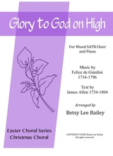 Glory To God On High For Mixed SSATB Chorus And Piano