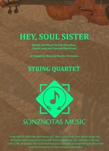 Hey Soul Sister Sheet Music For String Quartet Score And Parts