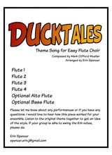 Ducktales Theme Song For Easy Flute Choir