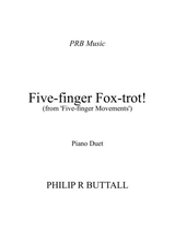 Five Finger Foxtrot Piano Duet Four Hands