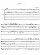 Fugue 08 From Well Tempered Clavier Book 1 Euphonium Tuba Quintet