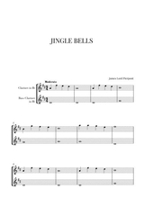Jingle Bells For Clarinet And Bass Clarinet