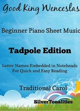 Good King Wenceslas Beginner Piano Sheet Music Tadpole Edition
