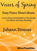 Voices Of Spring Opus 410 Easy Piano Sheet Music