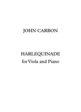 Harlequinade For Viola And Orchestra Viola And Piano Version