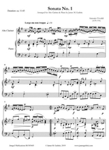 Vivaldi Sonata No 1 For Alto Clarinet Piano