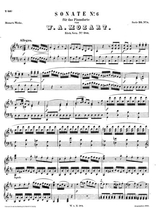Mozart Piano Sonata No 6