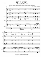 Let It Be Me SATB With Piano Accompaniment