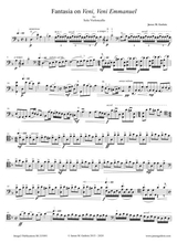 Guthrie Fantasia On Veni Veni Emmanuel For Solo Cello