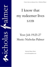 I Know That My Redeemer Lives SATB With Solos