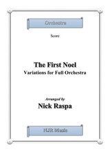 The First Noel Variations For Full Orchestra Full Set