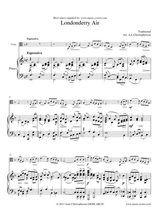 Londonderry Air Viola And Piano
