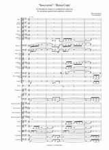BoSSA Copa For Saxophone Quartet And Symphonic Orchestra