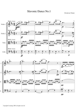 Slavonic Dance No 1 By Dvorak Arranged For String Quartet