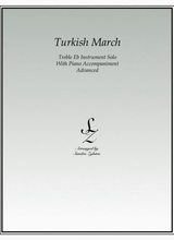 Turkish March Treble Eb Instrument Solo