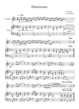 Humoresque Antonin Dvorak For Trumpet Piano