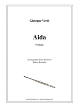 Prelude From Aida For Flute Choir