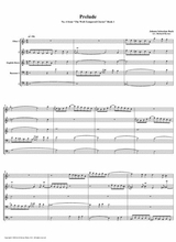 Prelude 04 From Well Tempered Clavier Book 1 Double Reed Quintet