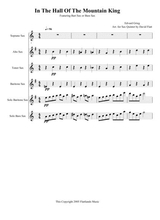 In The Hall Of The Mountain King Bari Sax Or Bass Sax Feature With SATB Accomp