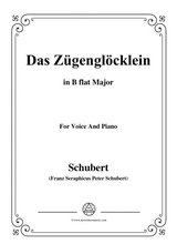 Schubert Das Zgenglcklein Op 80 No 2 In B Flat Major For Voice Piano