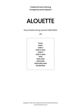 Alouette Flexible String Quartet Ensemble