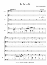Be The Light SATB Make As Many Copies As Needed For Your Choir