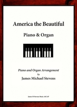America The Beautiful Piano Organ Duet