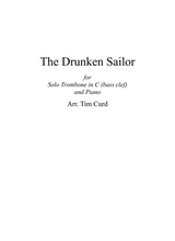 The Drunken Sailor For Solo Trombone In C Bass Clef And Piano