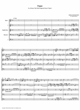 Fugue 18 From Well Tempered Clavier Book 1 Double Reed Quintet
