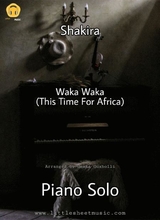 Waka Waka This Time For Africa Piano Solo