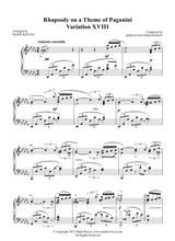 Rhapsody On A Theme Of Paganini Variation 18