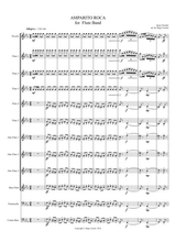 Amparito Roca For Flute Band Flute Choir By J Texidor