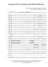 Rimsky Korsakov Trombone Concerto Transcribed For Concert Band