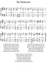 My Redeemer A New Tune To This Wonderful Hymn