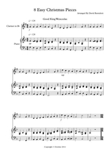 8 Christmas Pieces For Clarinet And Piano