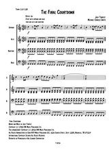 Final Countdown For Diatonic Or Chromatic Marimba Quartet Key Of C