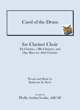 Carol Of The Drum For Clarinet Choir Aka Little Drummer Boy