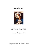 Ave Maria Soprano Alto Duet Piano