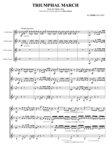Triumphal March For Clarinet Quartet
