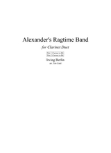 Alexanders Ragtime Band Clarinet Duet