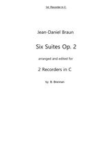 Six Suites Op 2 For Recorder In C 1st Part