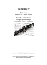 Tomorrow From Annie For Clarinet Quintet