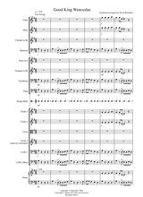 Good King Wenceslas Jazzy Style For School Orchestra