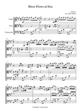 River Flows In You String Trio Viola