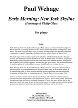 Paul Wehage Early Morning New York Skyline