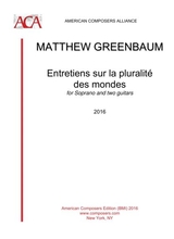 Greenbaum Entretiens Sur La Pluralit Des Mondes