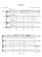 Anthem From Chess A Cappella SATB