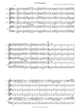 1812 Overture For Violin Quartet
